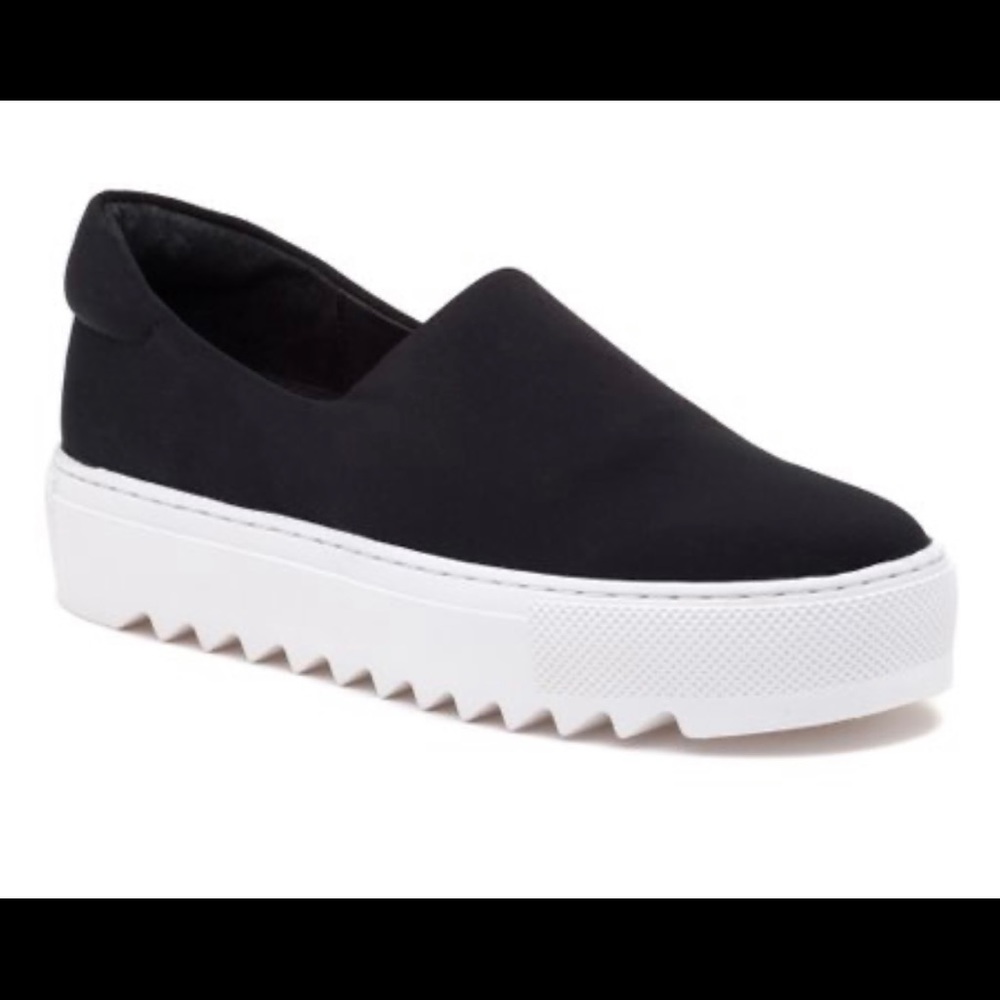 J Slides Sage Black Platform 7M